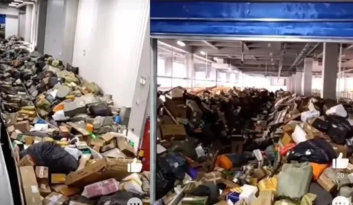 壓力山大!北京包裹外賣積壓 逾千快遞員零下10度夜送馳援