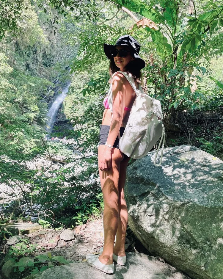 熱愛運動的莫允雯，擁有健康陽光的形象。翻攝xtina0505 IG