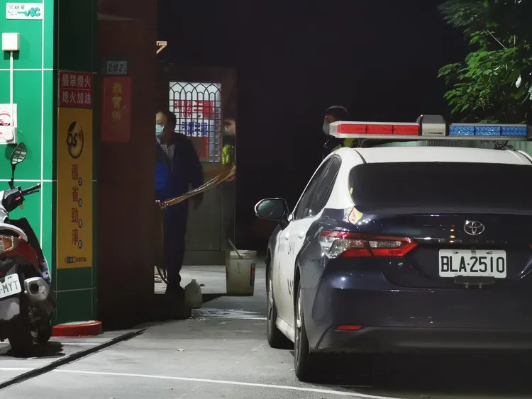 警方封鎖現場調查。陸運鋒攝