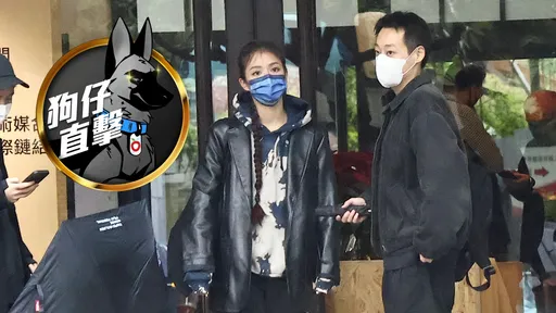 狗仔直擊|宋芸樺乳溝難得出來玩  下工秒裹皮衣帥氣回3千萬豪宅