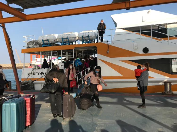 新住民及鄉親都對小三通在春節復航的訊息，都表示樂觀其成。資料畫面