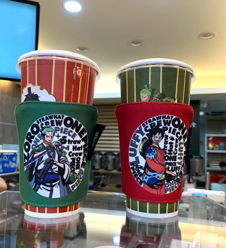 雙面飲料杯袋，加購價280元/個，清心福全。劉欣欣攝