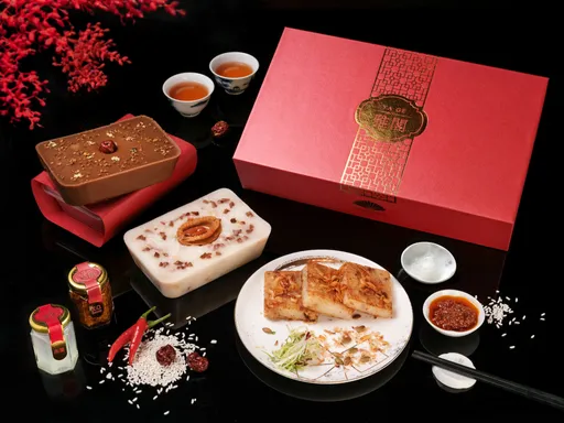 金箔年糕超貴氣!米其林餐廳主廚獻藝 台北奢華酒店推手工年糕禮盒