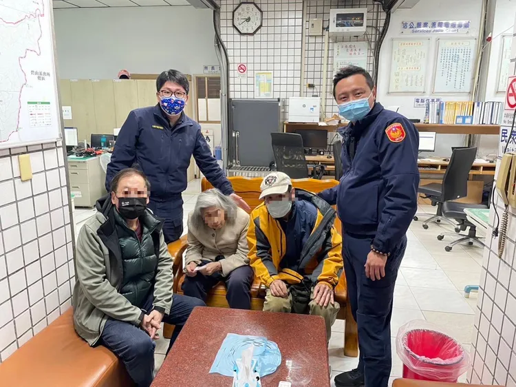 失蹤婦人由警方帶回，家人相當感謝。警方提供