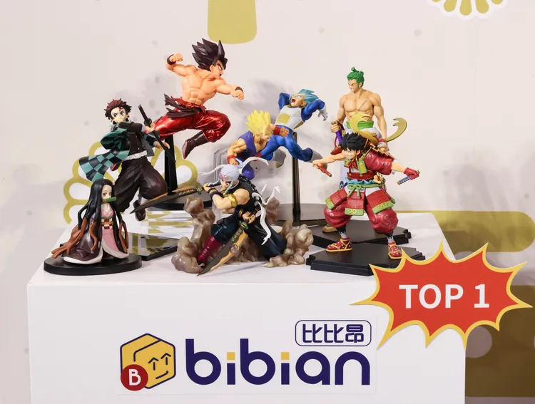 2022全年度站上熱銷TOP 5品類排行榜，動漫公仔擊敗藥妝零食成為比比昂熱銷冠軍。業者提供