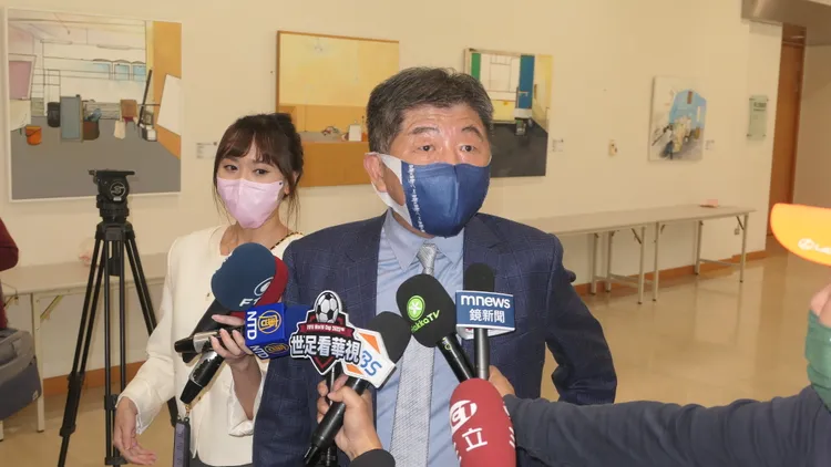 陳時中指剛選舉完還在休息，未來動向尚未思考。他也樂見莫德納和BNT來台灣找疫苗代工廠。楊永盛攝