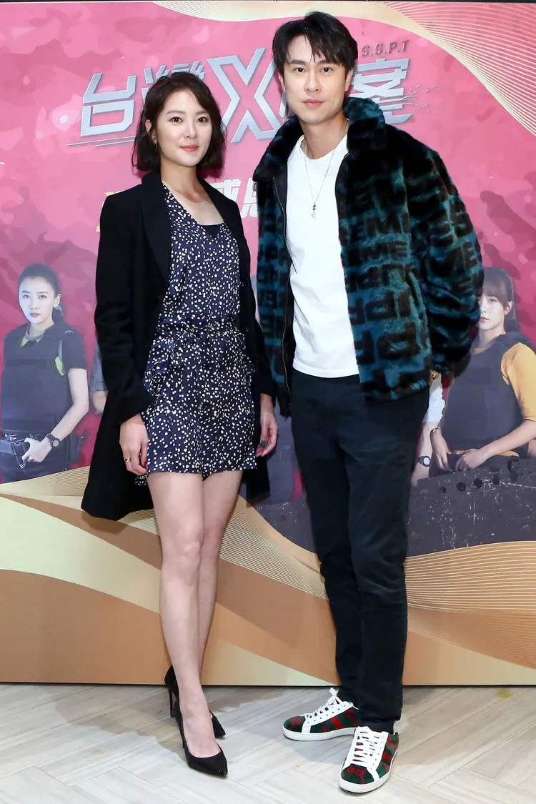 劉書宏（右）和楊雅筑曾鬧不和又傳緋聞，外界霧裡看花。中視提供