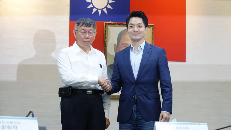 蔣萬安日前拜會柯文哲，拋出「燜飯說」回應人事問題。莊宗達攝