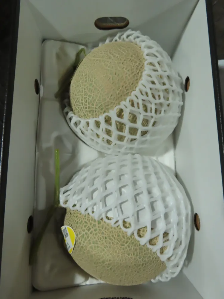 從日本熊本進口的鮮哈密瓜。食藥署提供