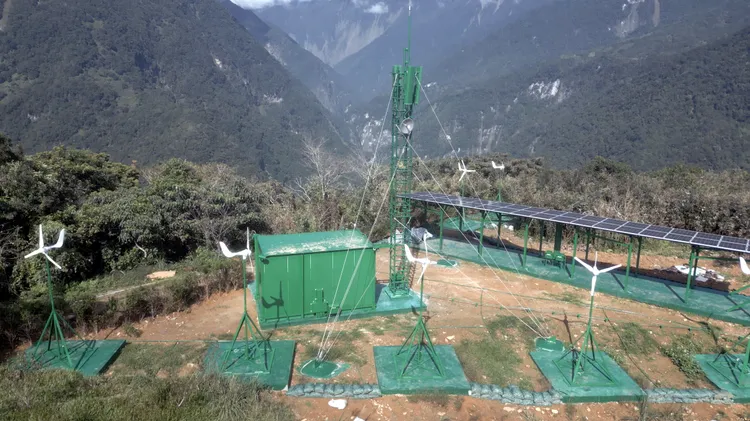 秀林鄉大同、大禮部落太陽能基地台今啟用。NCC提供