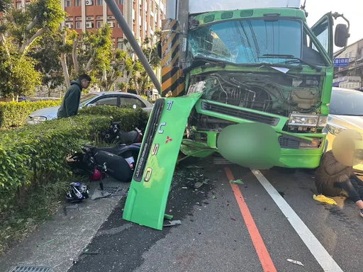 邪門!苗栗同一地點接連車禍 竟然都是同一輛大貨車