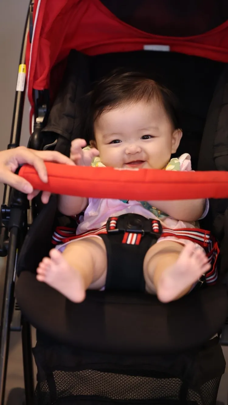 顏伶安抗癌期間保下的女兒，現已9個月大。侯昌騰攝