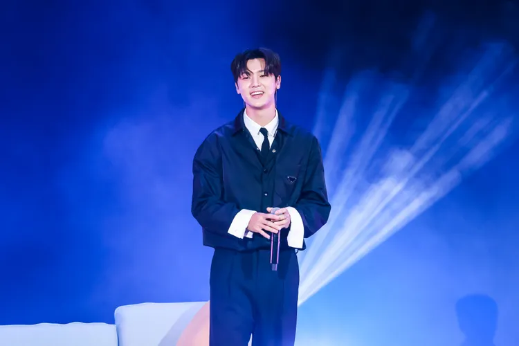 姜敏赫熱愛寶島，還想要取消離台機票。趙世平攝