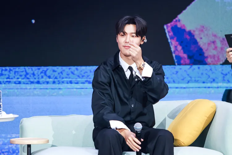 姜敏赫5年沒來台灣，這一次首度單飛舉辦見面會。趙世平攝