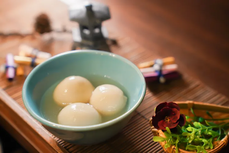 冬至許多人都會吃湯圓。台北慈濟醫院提供