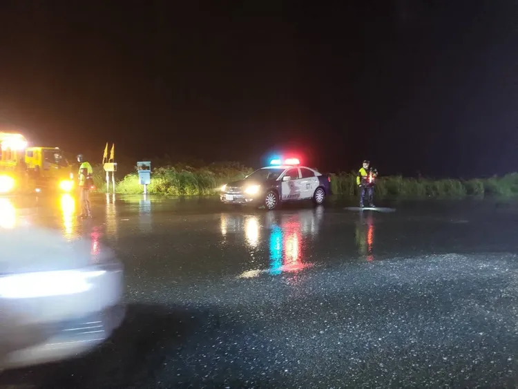 轄區警方在現場疏導交通。警方提供