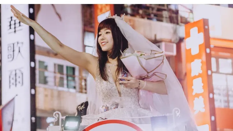 無黨籍「顏色不分藍綠支持性專區顏色田慎節」以2813票當選嘉義市議員。取自翎熹Molly臉書