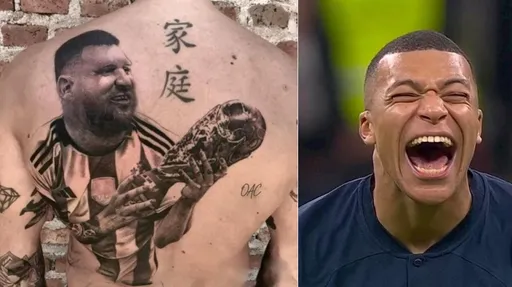 還我漂漂拳!史上最肥梅西刺青 「這是法國球迷刺的吧」