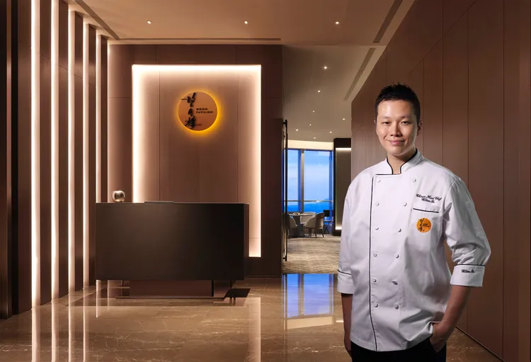 屢獲好評的「望月樓」餐廳，由港籍主廚蘇權暉坐鎮掌杓。業者提供