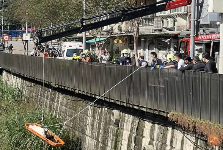 符男父親屍體被發現時，只剩軀幹。民眾提供