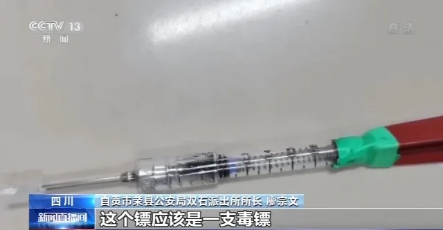 被查獲的毒飛鏢。翻攝環球網