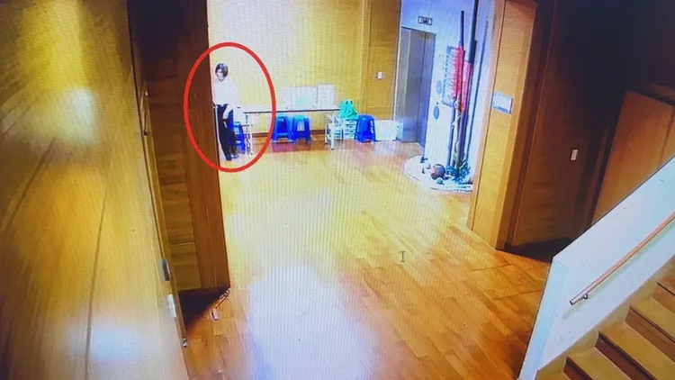 黃女混進慈濟靜思堂作案。讀者提供