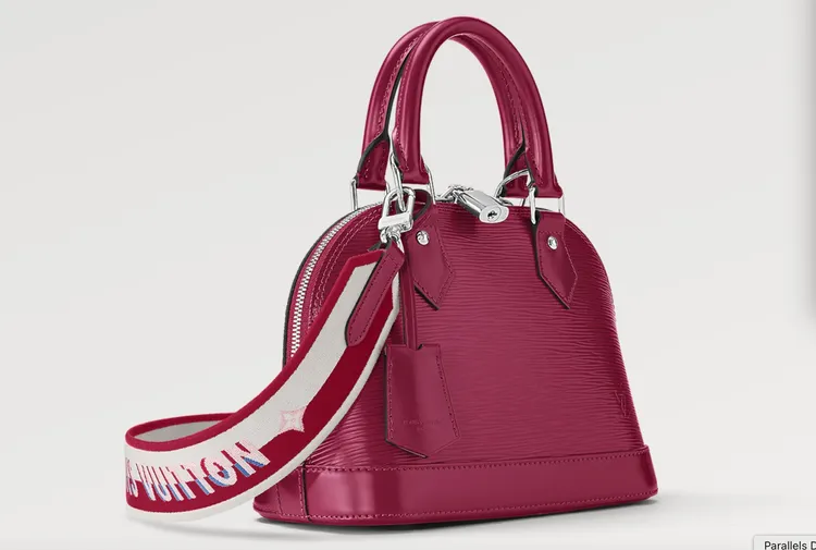 LOUIS VUITTON Alma BB肩背手提包，7萬4500元。翻攝LOUIS VUITTON官網