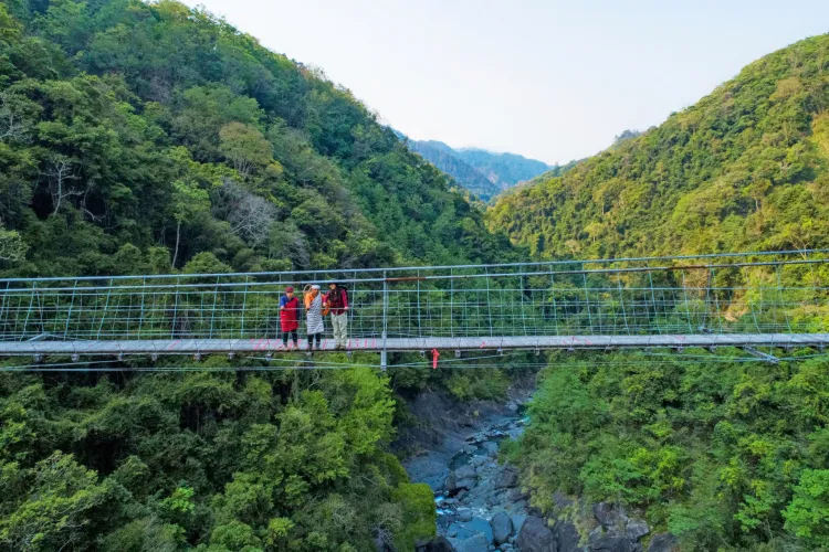 霞喀羅國家步道一年四季均有不同美景，吸引大批遊客前往露營。翻攝自新竹林區管理處官網