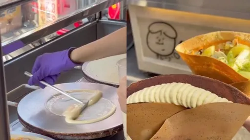 沒在省成本!可麗餅醬塗滿餡塞飽 視覺享受更噴炸你的味蕾