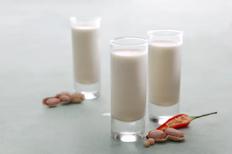 探索廚房辣味花生豆漿。業者提供