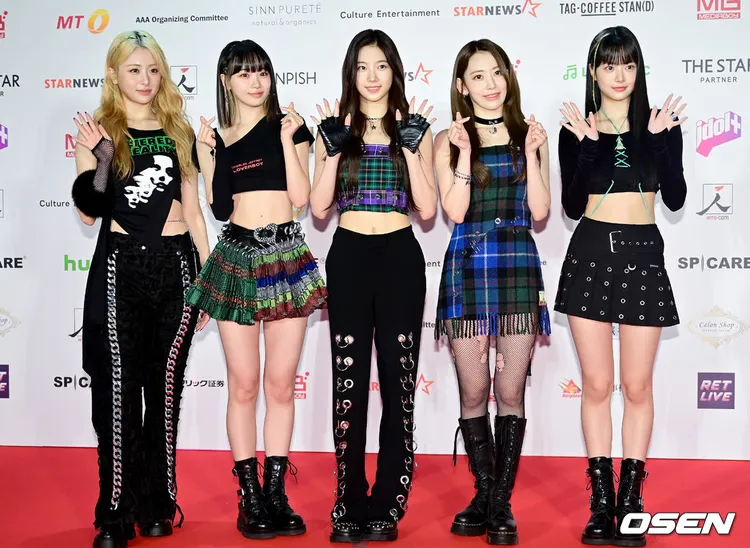 LE SSERAFIM青春洋溢。翻攝OSEN