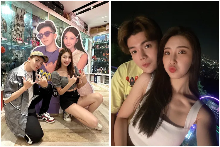 琳妲公開爆料孫生無法跟女友Wendy做愛，只想跟別人（上床）。圖為孫生和女友Wendy合照。翻攝孫生-Soon粉絲頁