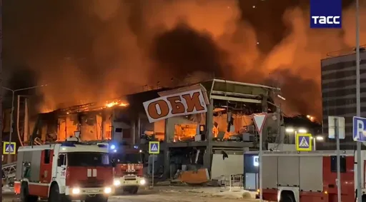 莫斯科購物中心連串爆炸 逾5100坪面積陷火海