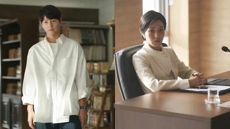 宋仲基（左圖）、金信祿都不是科班出身，畢業於數一數二的大學。friDay影音提供