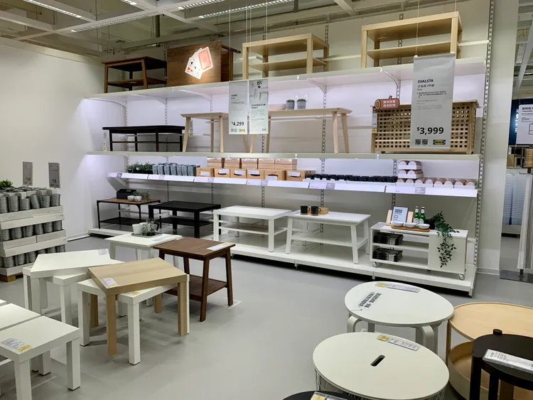 IKEA嘉義城市店內部。劉欣欣攝