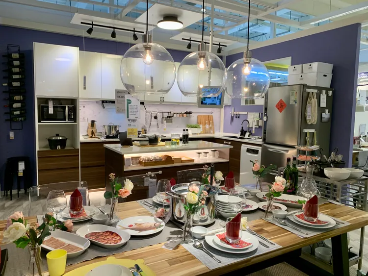 IKEA嘉義城市店僅600坪，展售商品以家飾品、小型家具為主。劉欣欣攝