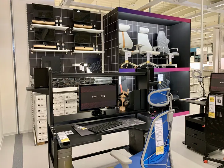 IKEA嘉義城市店內部。劉欣欣攝