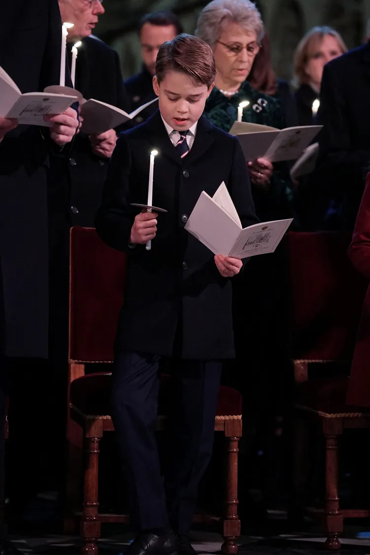 喬治王子表現沉穩。路透社