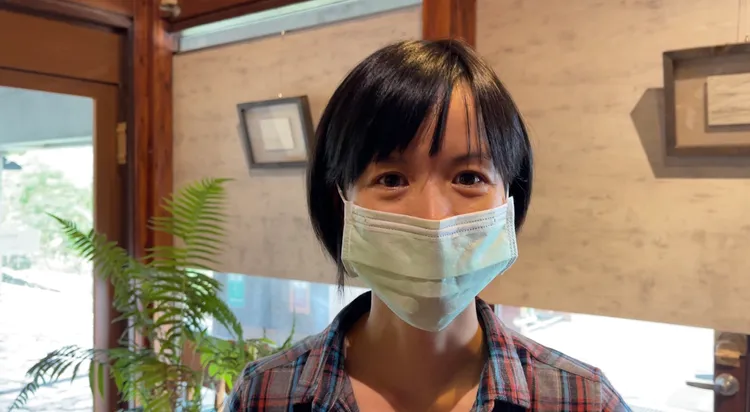 考古人類學者黃郁倫。古和純攝