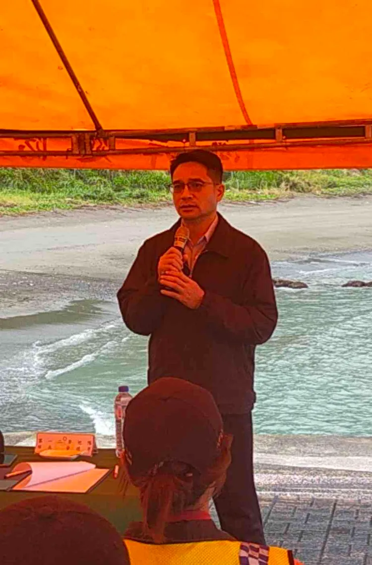 第12岸巡隊隊長黃德男被控帶頭作亂。翻攝自海巡東部分署網頁