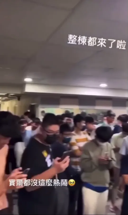 每人一支手機狂拍。民眾提供