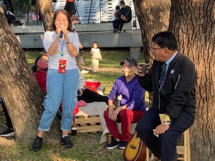 不少民眾踴躍發言稱潘孟安讓屏東人在外頭有光榮感等話。陳宏銘攝