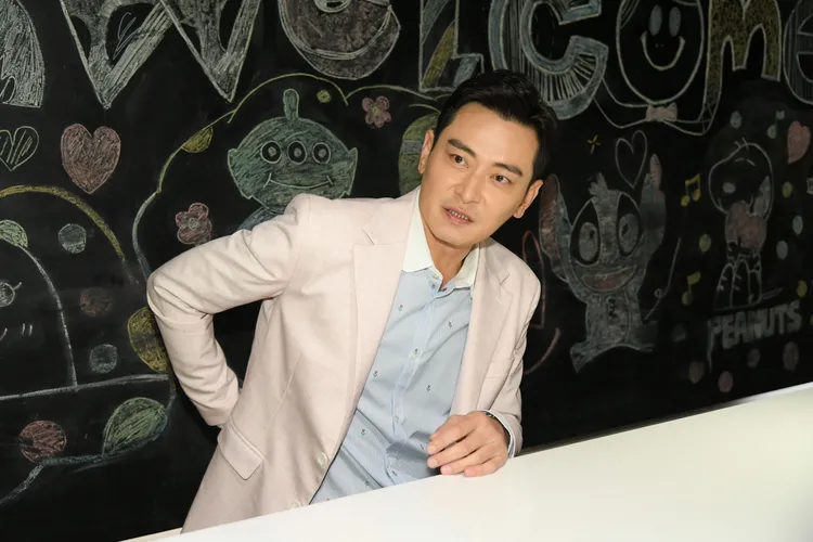 陳冠霖一回來就拍打戲。三立提供