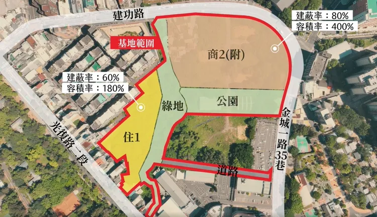 該公辦都更案即日起招商，估計引資180億。國家住都中心提供