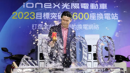 光陽宣布第2000座換電站達標 攜手新竹物流落實減少碳排