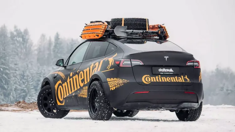 Delta4x4打造出一部更適合越野的Model Y，且提供套件供訂購。原廠提供