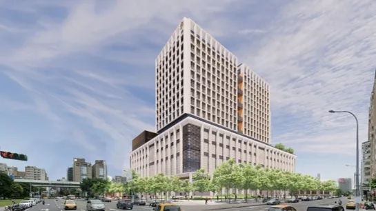 華山司法園區模擬圖。台北地院提供。