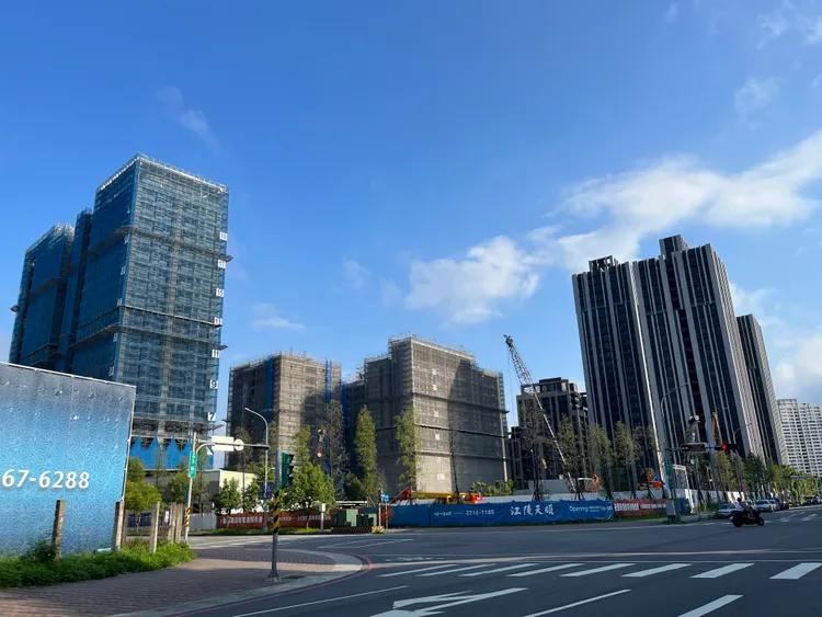 新北新店央北重劃區近期買氣疲弱，仍有新案可成交8字頭。楊明峰攝