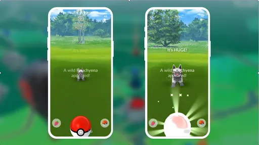 《Pokémon GO》新體型寶可夢現身 抓到送上祝賀訊息