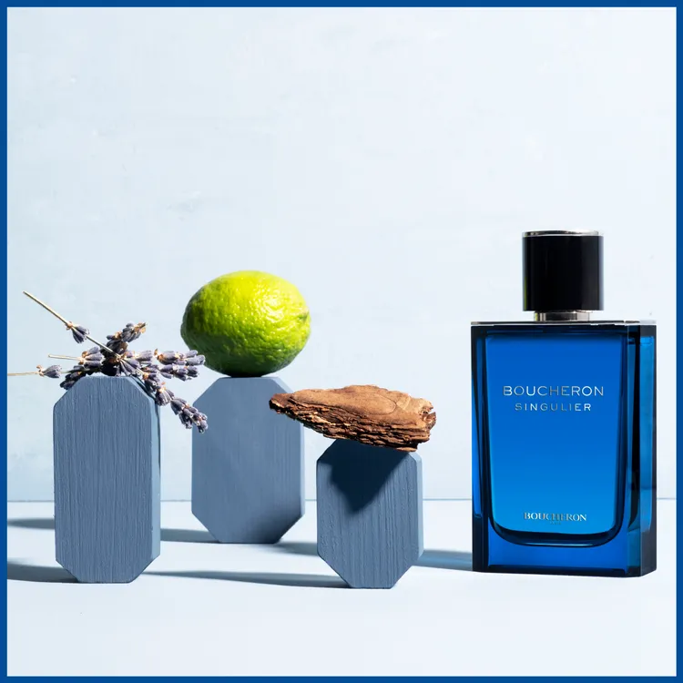 BOUCHERON芳登男士淡香精當中運用了2種不同雪松成分，50ml／2550元、100ml／3350元。品牌提供